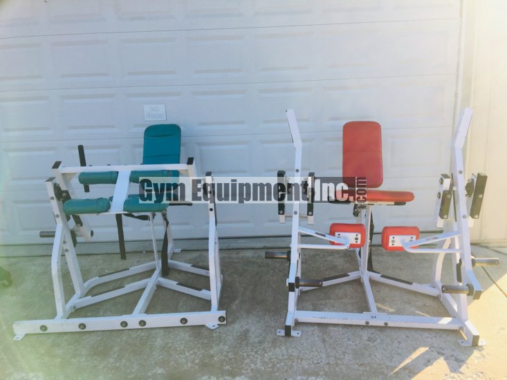 (image for) Hammer Strength Leg Extension AND Leg Curl Plate-Loaded - Click Image to Close